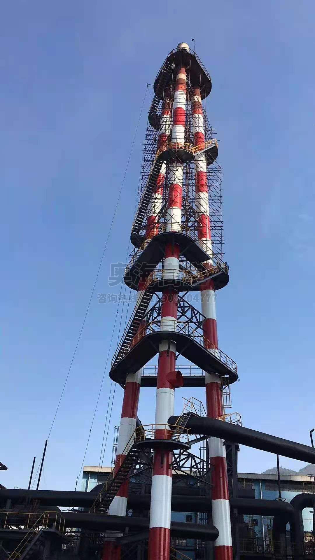 鋼鐵廠排氣塔防腐